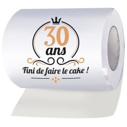 Rouleau papier WC 30 ans - Cadeau humour