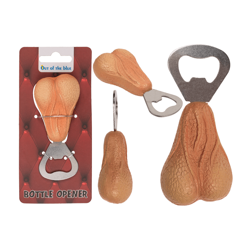 Décapsuleur testicules - Cadeau humour