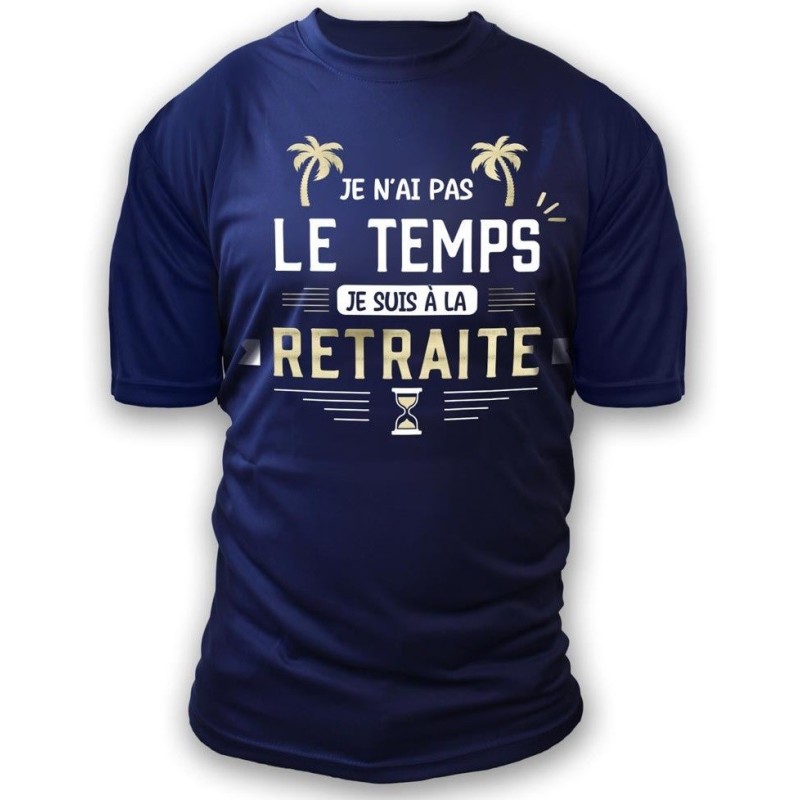 T-shirt à dédicacer homme - Cadeau retraite