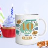 Mug anniversaire - Cadeau 40 ans "c'est la crise"