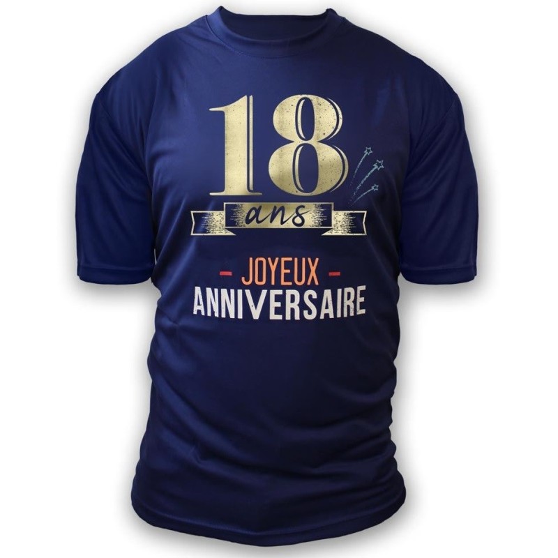 T-shirt a dédicacer homme - Cadeau 18 ans