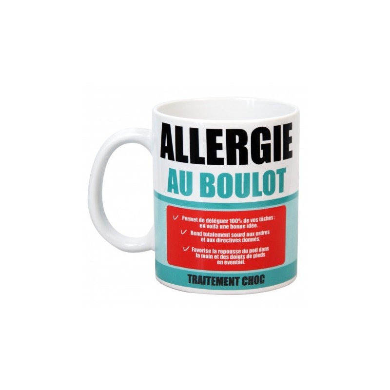 Mug allergie au boulot