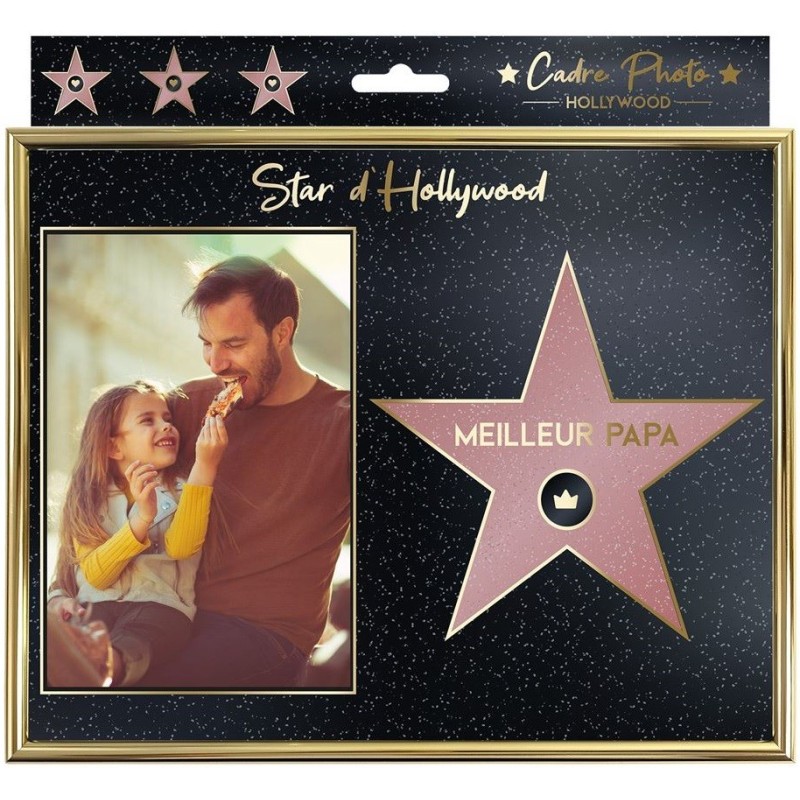 Cadre photo hollywood - Cadeau fête des pères