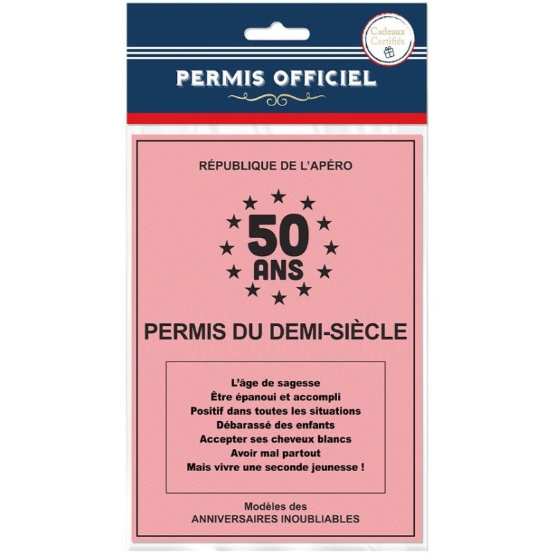 Permis de la 50 aine