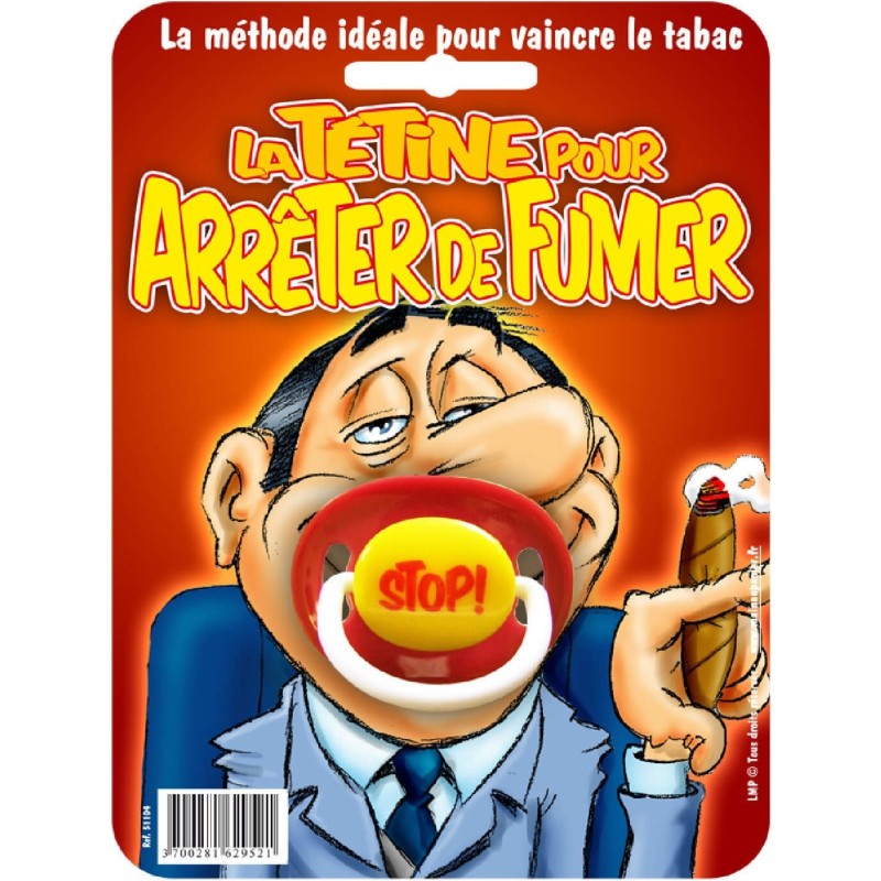 Tetine pour arreter de fumer