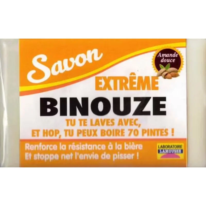 Savon humoristique binouze