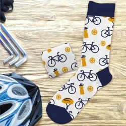 Chaussettes humoristiques vélo