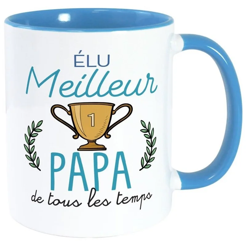 Mug meilleur papa - Cadeau de fête des pères