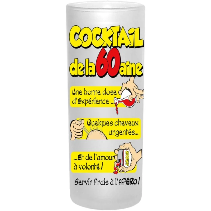 Verre le cocktail des 60 ans