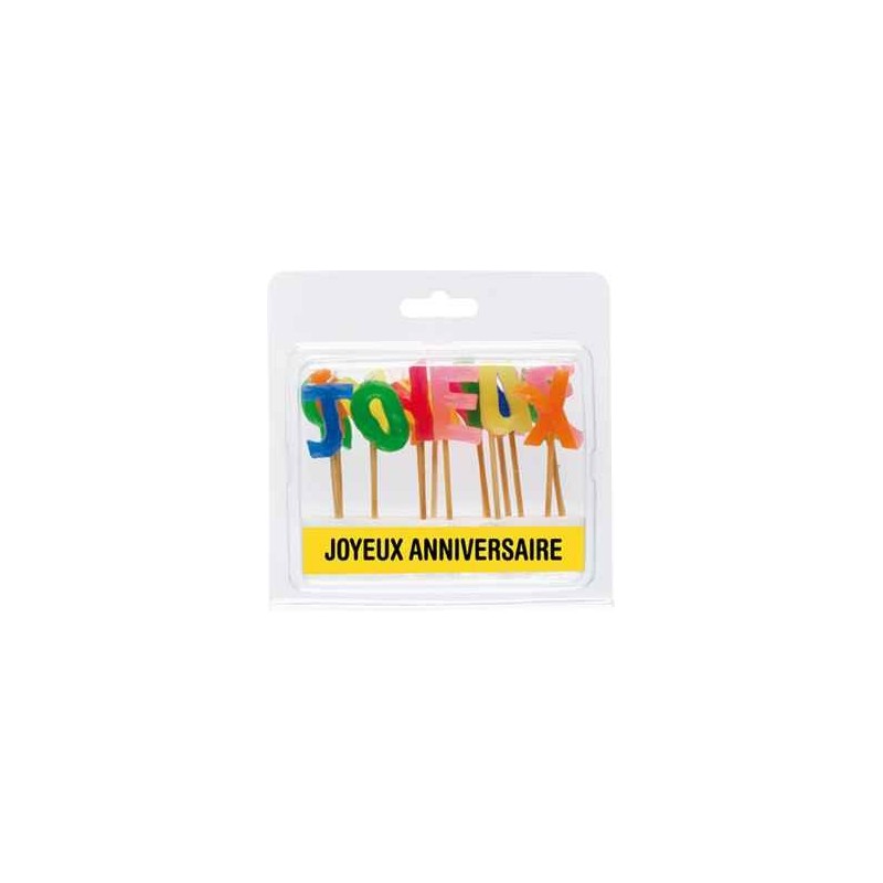 Bougie joyeux anniversaire