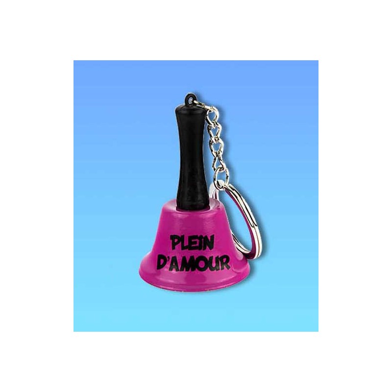 Porte clefs clochette Plein d'amour