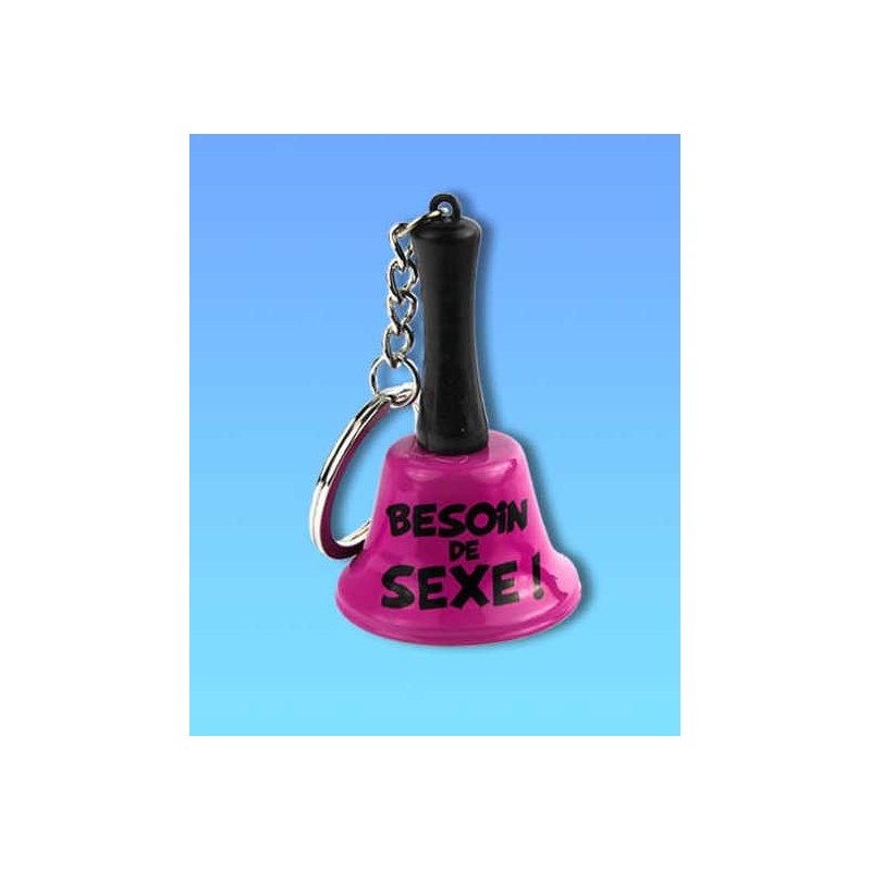Porte clefs clochette Besoin de sexe