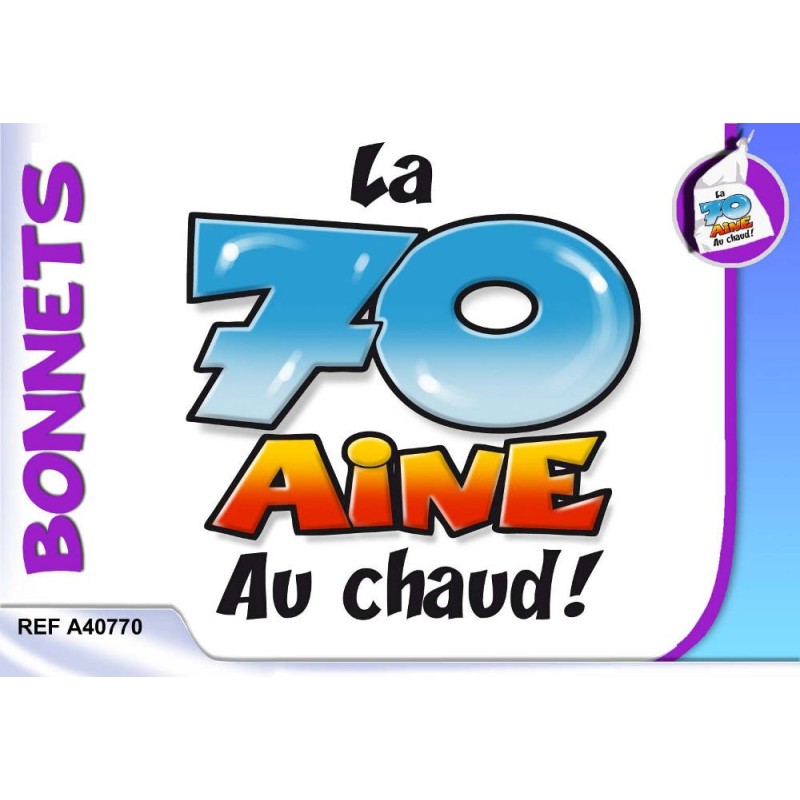 Bonnet 70 ans Au chaud