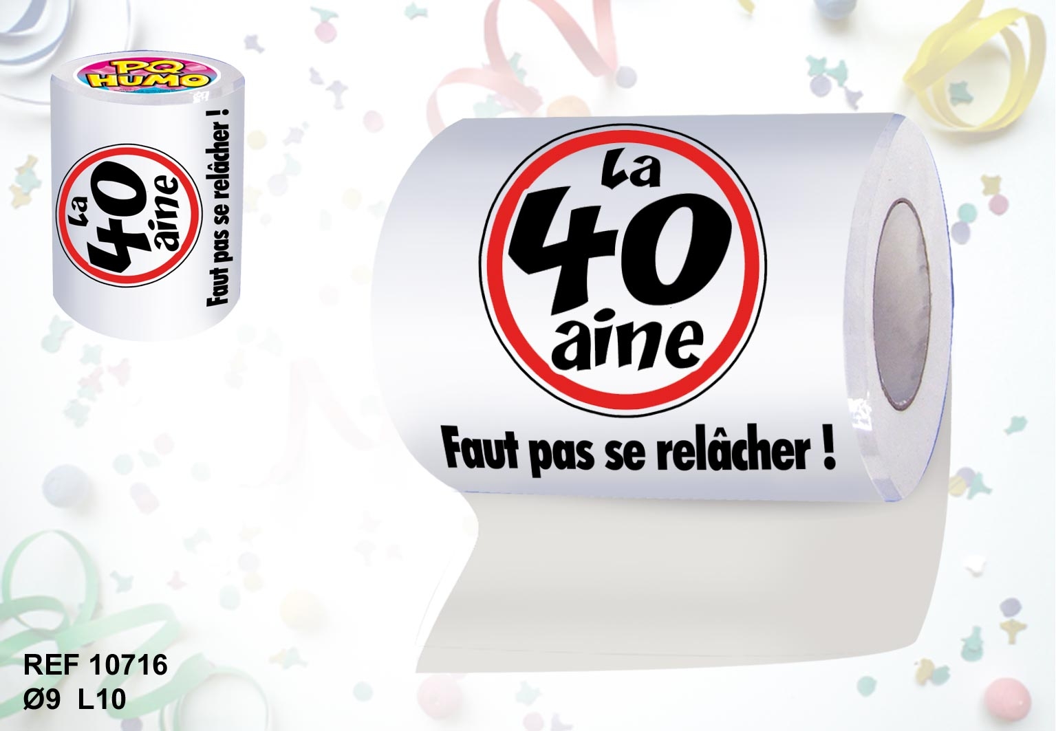 Cadeau humour: Papier toilette clean sex homme REF/PQ13