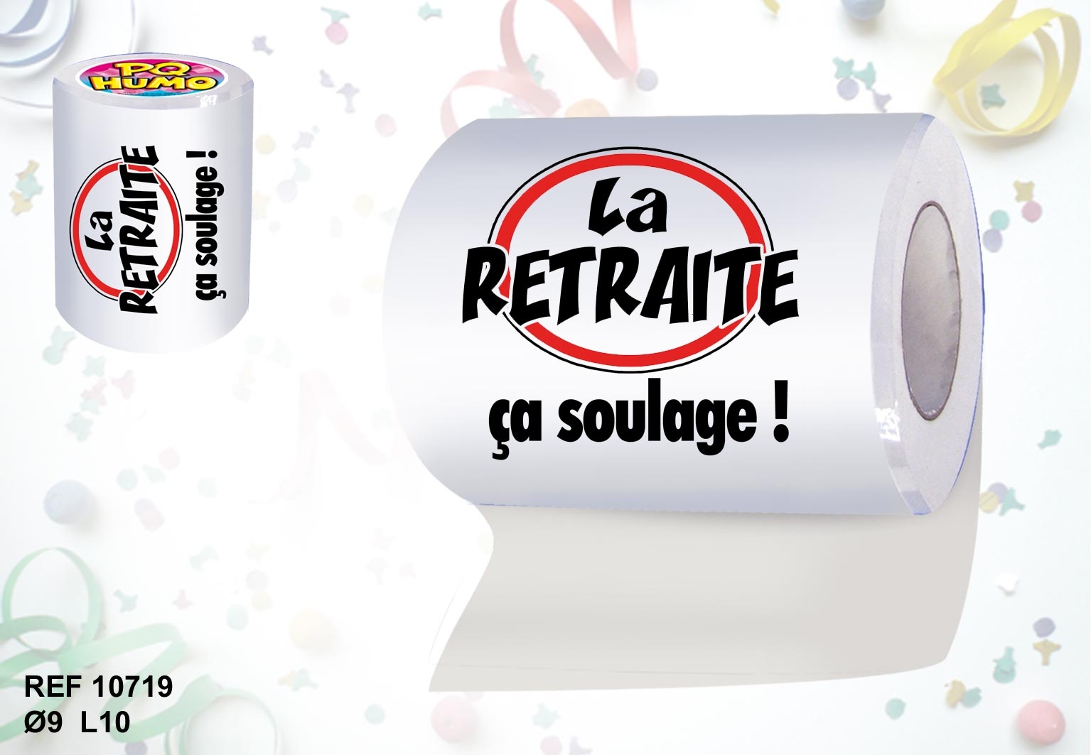 Cadeau humour: Papier toilette cadeau de merde REF/PQ16