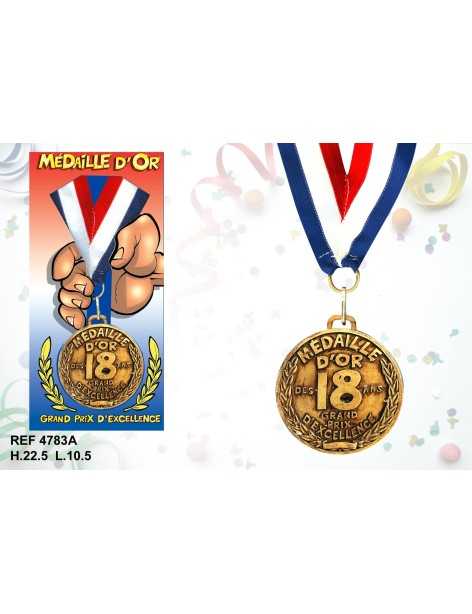 Medaille 18 ans