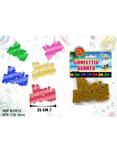 Confettis Geants Vive La Retraite