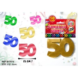 Confettis Geants 50 Ans