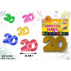 Confettis Geants 20 Ans