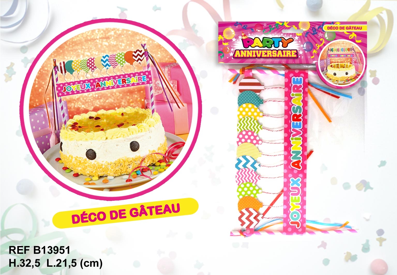 Decoration Gateau Anniversaire Fille