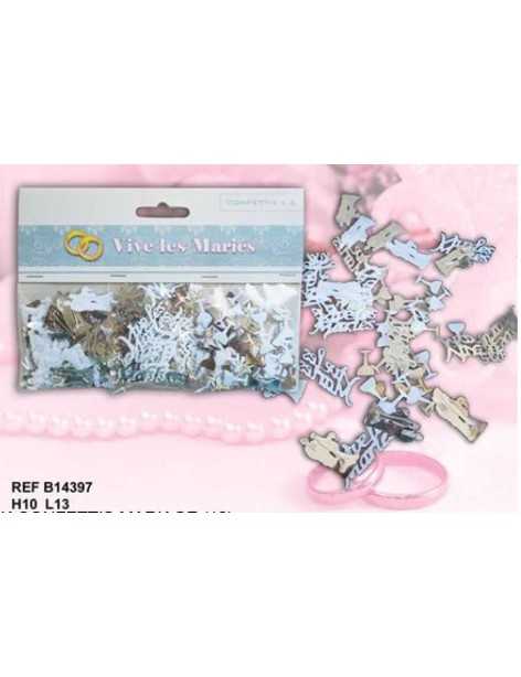 Pack confettis mariage