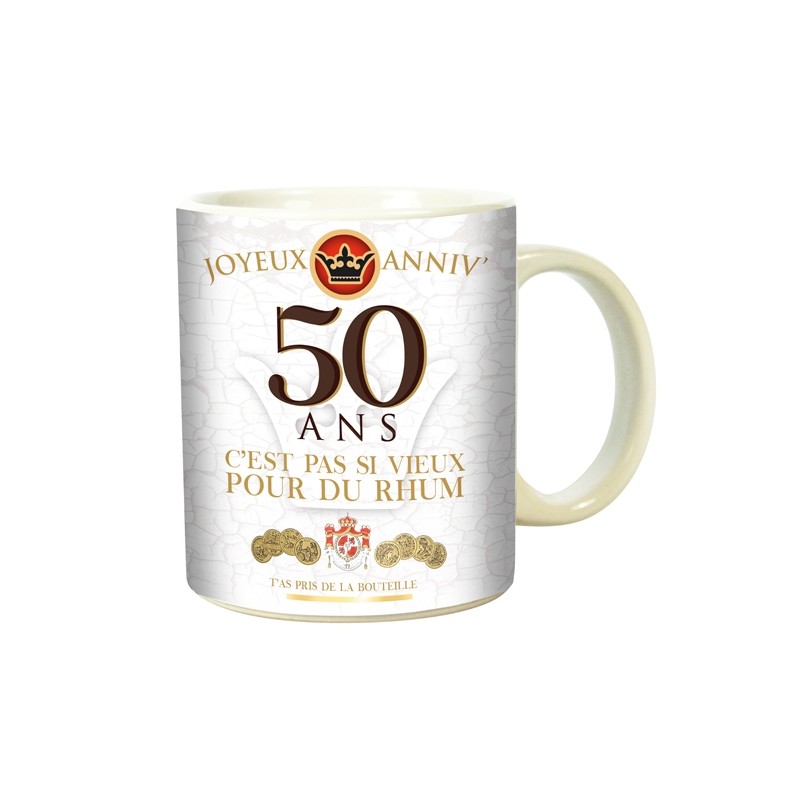 Mug 50 ans rhum