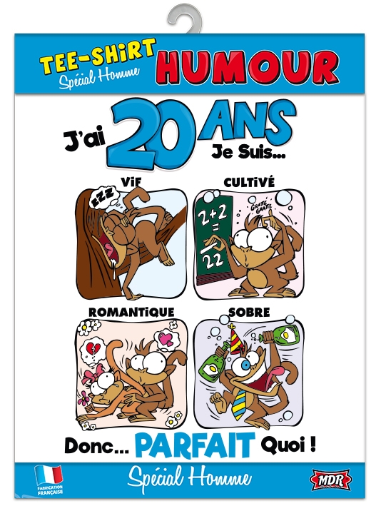 Tee Shirt Humour 20 Ans Homme