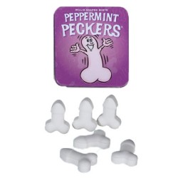 Boîte Peppermint Peckers - bonbon zizi goût menthe