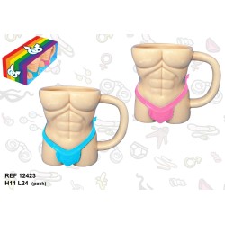 Duo mugs humoristiques corps hommes