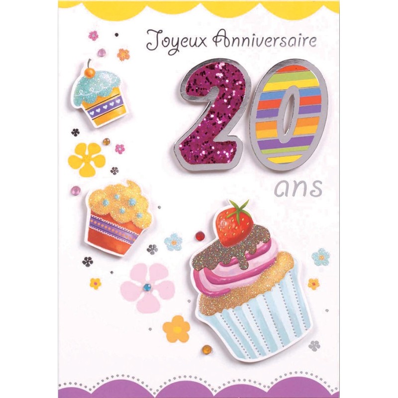 Carte Anniversaire Ans