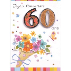 Carte anniversaire 60 ans