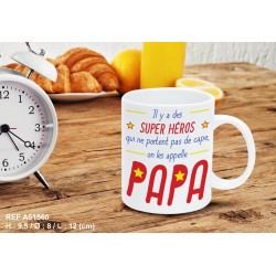 Mug Papa Super Héros