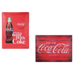 Plaque en métal retro Coca Cola - 40 x 30cm