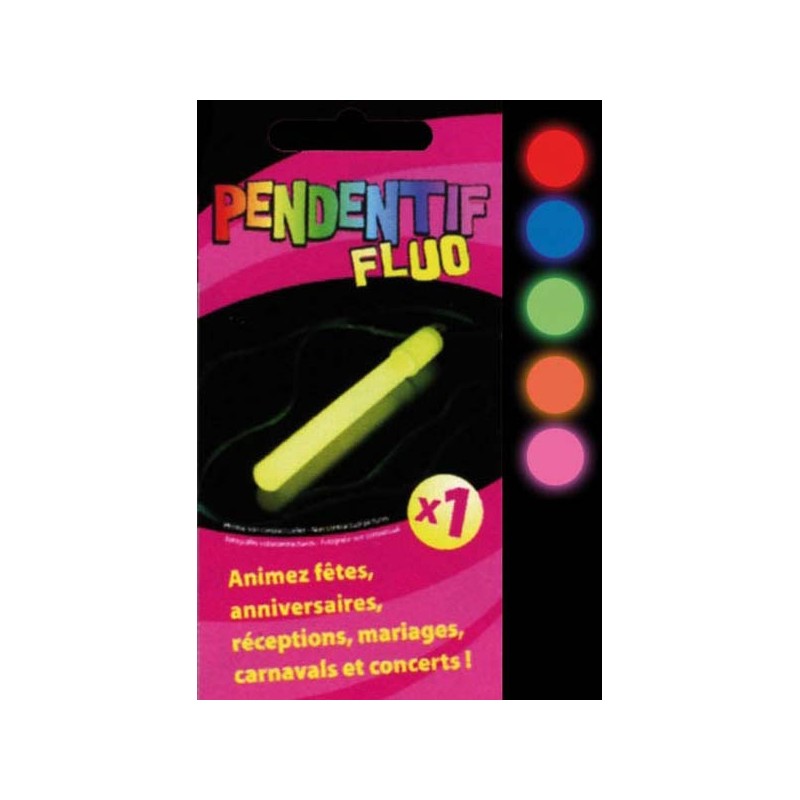 Pendentif fluorescent