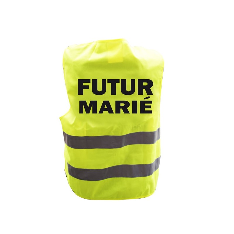 Gilet fluo "Futur marié"