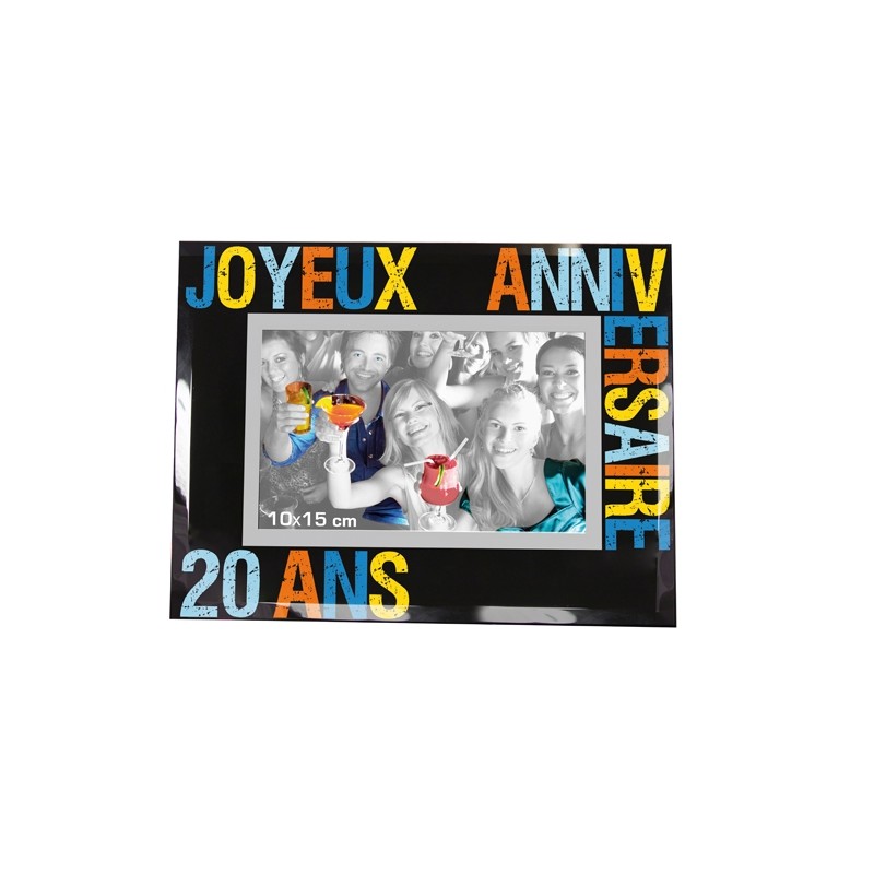 Cadre photo "Anniversaire 20 ans"