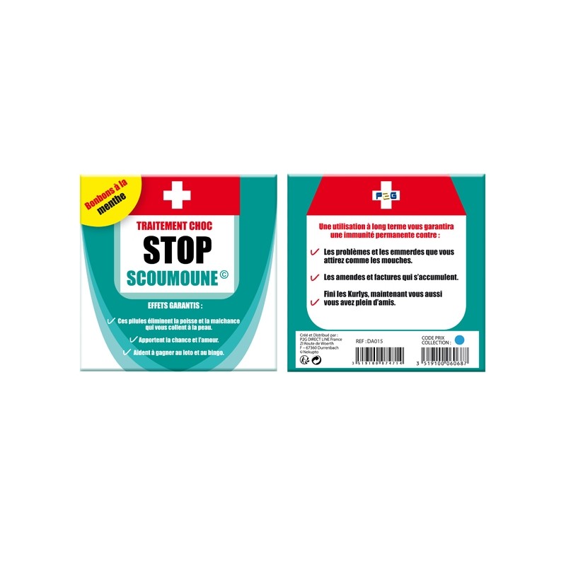 Médicament bonbons Stop Scoumoune