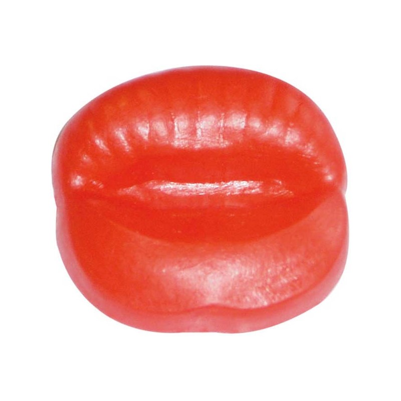 Lèvres rouges en plastique