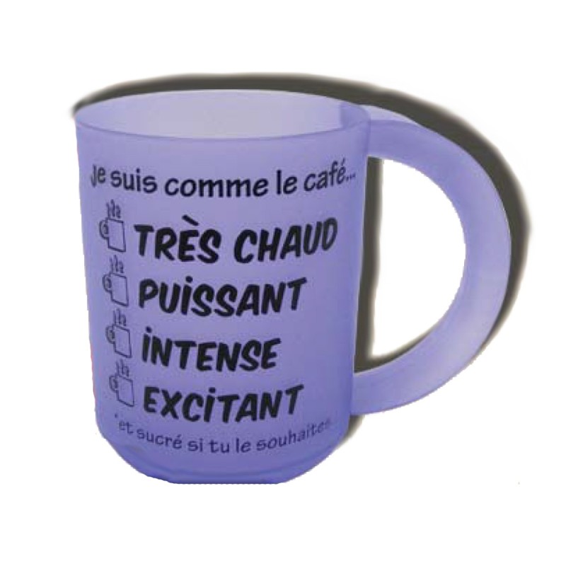 Mug "Je suis comme le café..."