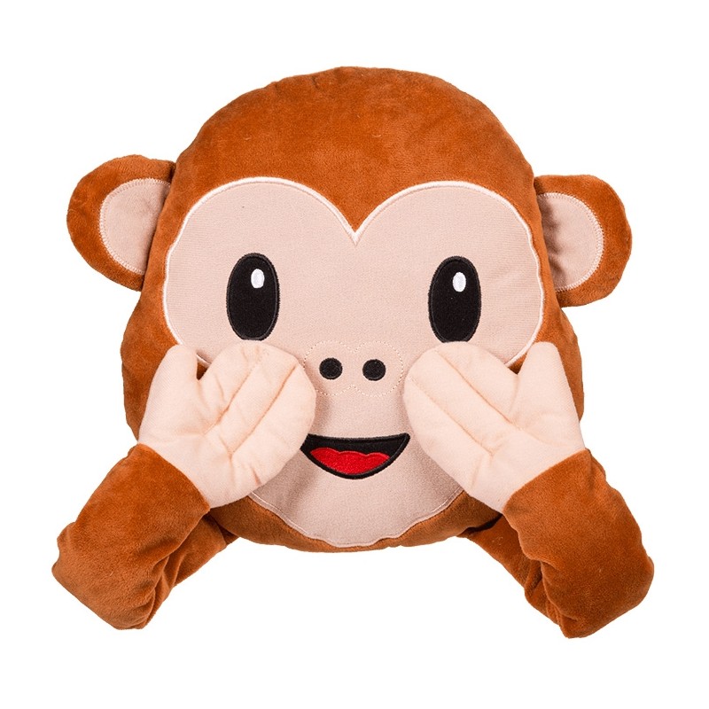 Coussin peluche Singe avec bras