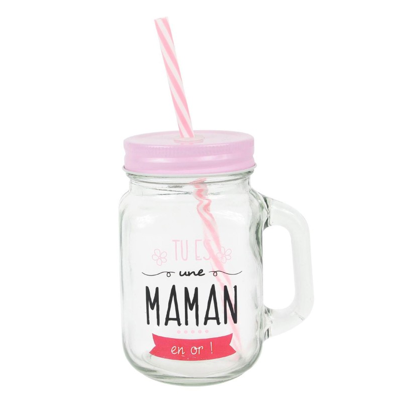 Mason Jar Maman en or