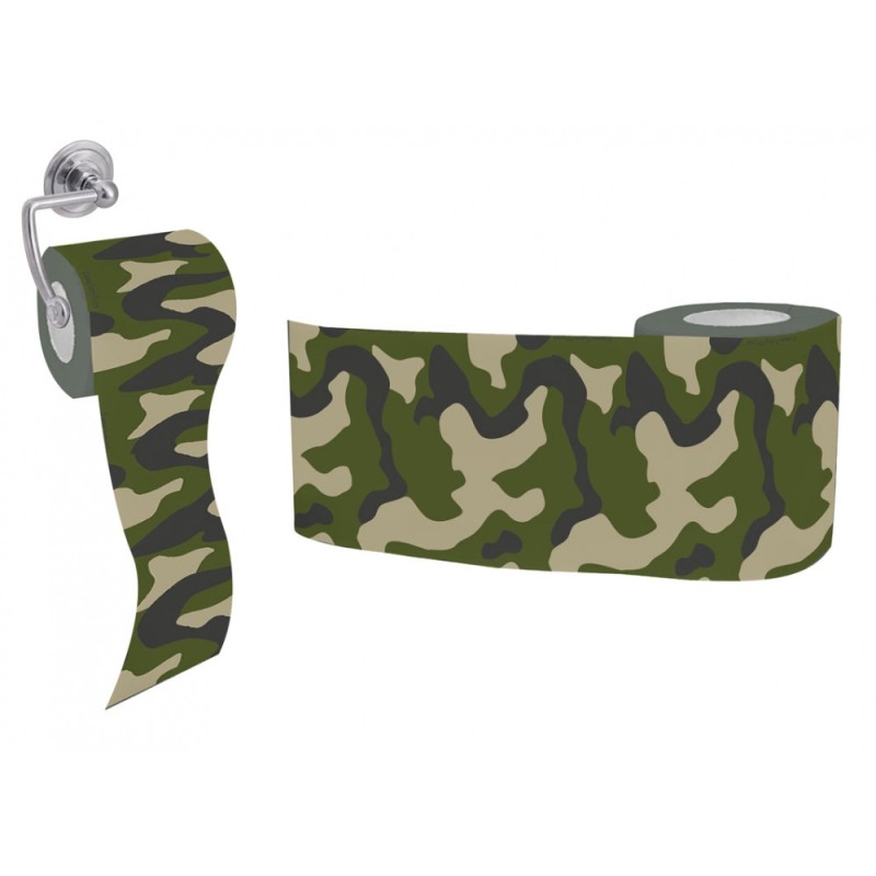 Rouleau papier WC camouflage militaire