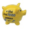 Tirelire cochon XL "Fortune colossale"