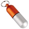 Porte-clé capsule imperméable orange - Large