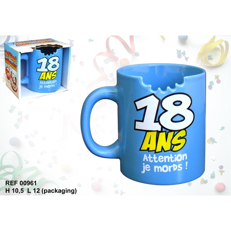 Mug croc 18 ans