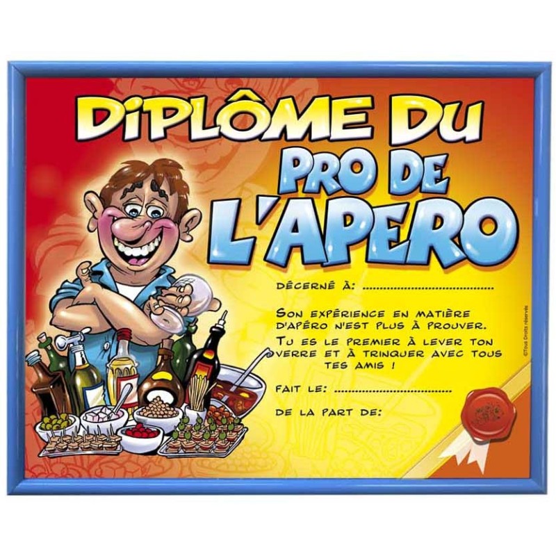 Diplôme du Pro de l'Apéro