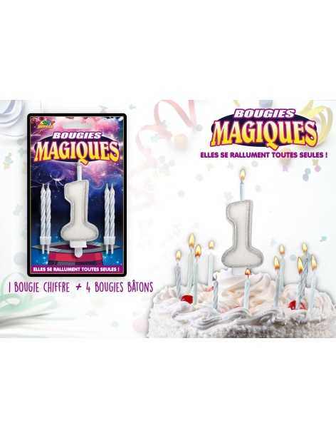 Bougies magiques 1 an