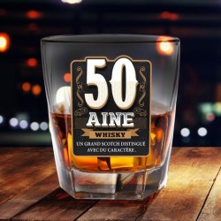 Verre à whisky 50 ans