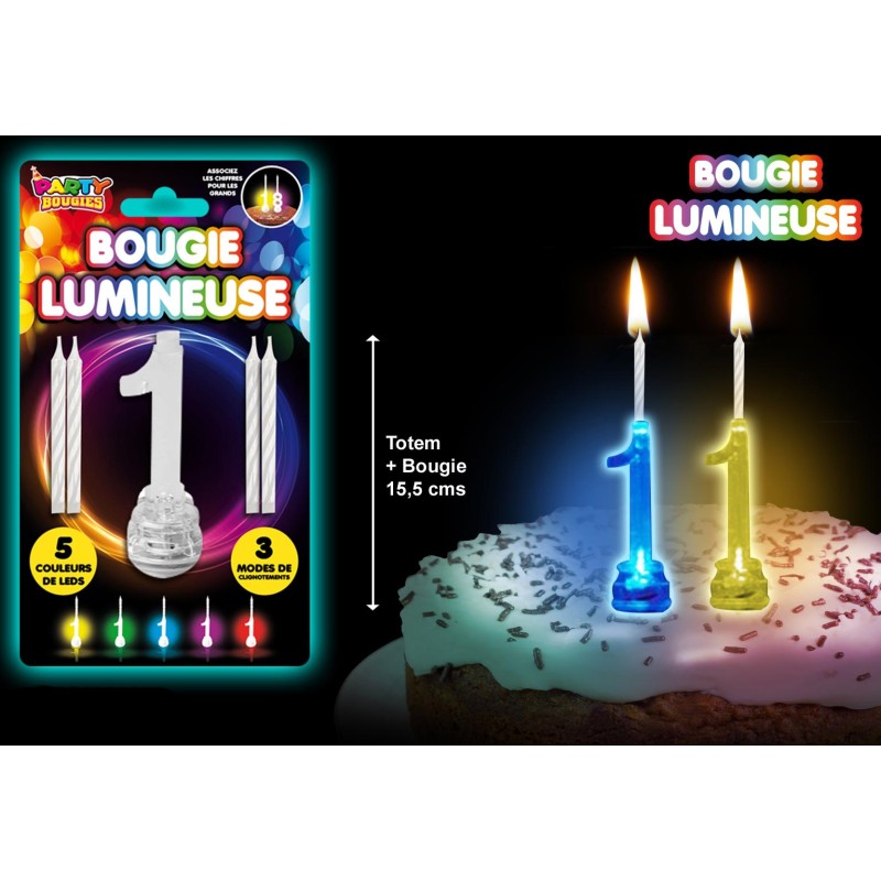 Bougie lumineuse 1 an