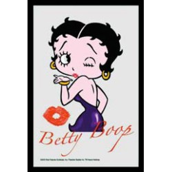Miroir Betty Boop envoie un bisou